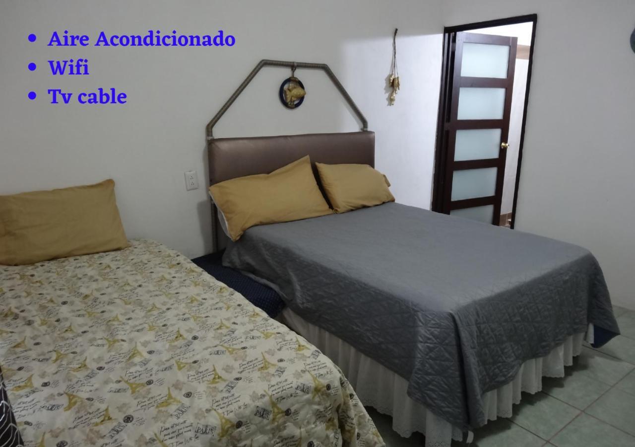 Habitaciones-Comodas-Aire-Wifi-Tv-Cerca De Playa-!!Excelente Precio II Manzanillo Esterno foto
